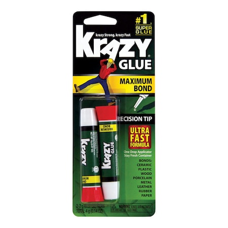 Krazy Glue Krazy Glue High Strength Polyvinyl acetate homopolymer Clear Advanced Formula Gel 14 oz KG41748MR